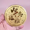 Moneda de Oro de 50mg Oro Puro 999 Regalo del Día de la Madre para Nuera, Buena Suerte en el Día del Examen, Regalo de Cumpleaños, Regalo de San Valentín para Novia