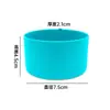 Copo de Água Capa Antiderrapante Capa Inferior de Borracha Copo de Vidro Isolamento Capa de Silicone Transfronteiriça 7,5cm9cm Capa de Copo de Silicone Universal