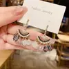 Lindos e Modernos~ Brincos de Cristal Retrô Boêmios para Mulheres, Targuinhas na Cor Melard com um Estilo Étnico de Alto Padrão