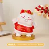 Enfeite Maneki-neko Fofo Personalizado de Fábrica Artesanato em Resina Gatinho Desenho Animado Decoração de Mesa Presente Festivo