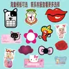 Cartões de membro VIP de PVC com formato especial personalizado com impressão criativa de desenhos animados, cartões em relevo com glitter fosco, design gratuito