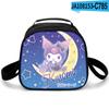 Bolsa Térmica para Marmita de Alumínio Espesso Sanrio Kurome Bolsa de Almoço Bolsa de Ombro Armazenamento de Marmita Bolsa de Piquenique Bolsa Térmica