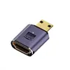 Adaptador MINI HDMI HD de Cotovelo HDMI grande para pequeno macho para fêmea Adaptador MINI HDMI para Micro
