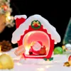 Presente de Natal criativo transfronteiriço novo produto Casa do Papai Noel luz noturna lâmpada de estrela de desenho animado fofa lembrança