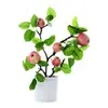 Flores Artificiales, Frutas Simuladas, Bonsáis Pequeños, Adornos Creativos para Interiores, Flores Simuladas, Plantas Verdes Artificiales, Limonero Granado Simulados en Maceta