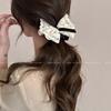 Anillo para el cabello con lazo de encaje para el intestino grueso, popular en Internet en verano de 2024, nueva banda de goma para el cabello, bola, cuerda para el cabello