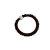 Perla Negra Imitación Cordón de Cadera Tela Plisada Anillo para el Cabello Diario Combinación Total Cuerda Básica para el Cabello Accesorios para la Cabeza Cola de Caballo Alta Accesorios para el Cabello Nuevo Estilo