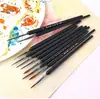 Tamaño pequeño No.0 Pluma Gou Xian Nylon Acuarela Pintura Tradicional China Óleo Thangka Pintura Dorada Borde Cerámico Maquillaje Pintura Artística Infantil