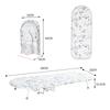 Tábua de Passar de Mesa Transfronteiriça Personalizada Tábua de Passar Dobrável Mesa de Passar Reforçada Suporte para Passar Roupa Doméstico Tábua Elétrica de Passar