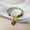 Pulsera de estilo chino de otoño limitada historia de flores alto valor de color cambio de color pulsera femenina menos pulsera de bosque joyería de esmalte coloreado al por mayor