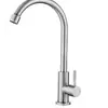 Fabricante Kaiping Atacado Aço Inoxidável 304 Torneira Quente e Fria para Cozinha Pia Única Fria Torneira de Cobre Rotativa