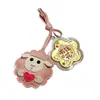 Fábrica de Origem Ouro Tem Dinheiro para Gastar Pingente Chaveiro Ouro Puro 999 Pingente Pingente de Carro Pingente de Bolsa Pedir Uma Peça Atacado