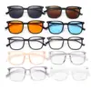 Gafas anti luz azul para mujer se pueden equipar con montura para gafas de miopía explosión en vivo marco grande para hombre espejo plano liso