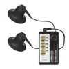 Pinzas para Senos de Doble Electrodo, Dispositivo Pulsante de Masaje de Senos con Descarga Eléctrica, Dispositivo de Orgasmo con Descarga Eléctrica para Adultos