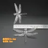 Decoración de lugar de boda diy acrílico libélula mariposa ángel copo de nieve colgante lolita cetro accesorios de ramo