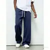Pantalones Casuales Pesados Estilo Americano para Hombre de Comercio Exterior Transfronterizo Nueva Colección Primavera/Verano 2026 Pantalones Deportivos Sueltos Pantalones Rectos Retro Americanos