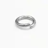 Anillos Abiertos de Acero Inoxidable 304, Anillos Cerrados, Anillas para Llaveros, Materiales para Pulseras y Collares, Broches de Unión, Anillos Desalineados, Accesorios