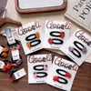 Novo Estilo Coreano Crianças Outono Inicial Lã Crochê à Mão Mini Frutas BB Clip Meninas Simples Adulto Conjunto de Faixa de Cabeça
