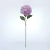 Hortênsia Simulada Ramo Único Palco de Casamento Paisagismo Flor de Seda Guia de Estrada de Hotel Arranjo de Flores Flor Artificial