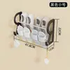 Suministro directo de fábrica estante para zapatos trasero de puerta sin clavos sin perforaciones estante para pantuflas de baño estante de almacenamiento multicapa simple de ensamblaje montado en la pared