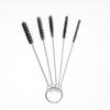 Escova de limpeza para giclê de carburador 15 peças kit de limpeza para bico de pulverização aço inoxidável agulha de passagem escova de limpeza de nylon