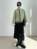 [Mismo Estilo que Jiang Yan] Lana de Oveja Terciopelo de Camello Seda de Morera Nuevo Estilo Chinoiserie Ropa Exterior Chinoiserie Rosa Corta Ropa Exterior 2025