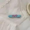 Grampo de Cabelo Princesa Colorido Doce e Cool Menina Fofo Laço Suave Clipe Bico de Pato Liga Metálica Lateral Feito à Mão Acessório de Cabelo