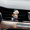 Clip Perfumador Creativo para Rejilla de Aire de Cachorro Acrílico Plano Lindo Oso de Peluche Decoración Interior de Coche Adorno de Fragancia