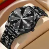 Reloj para Hombre Va Va Voom Resistente al Agua Moda Diseño Rombo Calendario Negocios Tendencia Reloj para Hombre Venta al por Mayor 2733