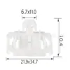 Adecuado para Volkswagen Audi 100 A6 S4 Clip de Moldura de Puerta Trasera Sujetador de Faldón Lateral Oe # 4A0853825C