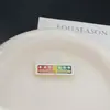 Broche de energia de conversão de humor deslizante personalidade diy poder social emblema de liga expressão alfinete de campus