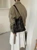 Bolso cubeta retro con estampado de leopardo para mujer, nuevo estilo 2026, bolso de hombro de gran capacidad, bolso cruzado y bolso tote con un organizador a juego