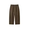 Rumen Japonês Retro Tendência Plissado Reto Perna Larga Calça Longa Masculina Outono Solta Casal Exterior Deslocamento Casual Calças