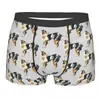 Dropshipping com Fotos Pode Ser Transformado em Cueca Boxer Masculina Elástica Confortável Respirável Estampada com Gato 3D para Animais de Estimação e Cachorros