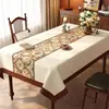 Mantel retro americano, lavable, impermeable, resistente al aceite, mantel rectangular para comedor, lujo ligero con un toque de alta gama, modelo nuevo 2025