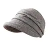 Sombrero de Pescador Plisado de Lana Retro Japonés para Mujer 2026 Primavera/Verano Nuevo Casual Versátil que Afina el Rostro Protección Solar Sombrero de Pescador