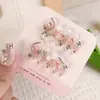 Livro Vermelho de TikTok Explosões Patch de Unha Arte de Unha Fototerapia Usando Peças de Unha Dez Peças de Código-dividing Boutique Unha de Mão
