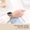 Adecuado para Apple Watch 11ª Generación Modelo Fino Lleno de Estrellas con Cuatro Filas de Diamantes Incrustados Correa de Aleación de Zinc para Venta Transfronteriza