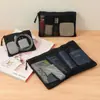 Bolsa de Almacenamiento Multifuncional Mini para Artículos Varios Imprimible, Doble Capa, Bolsa de Almacenamiento Digital, Organizador de Neceser, Maquillaje, Ropa Interior