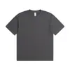 28 peças de camisetas de manga curta 180g de algodão puro, casual urbano cor sólida gola redonda, tamanhos europeus e americanos, camisetas de manga curta unissex