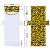Exquisito producto nuevo, funda de microfibra para silla de playa, toalla reclinable, impresión digital 3D, serie con estampado de leopardo, bolsa para toalla de playa