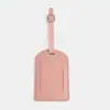 Etiquetas de Embarque de Viaje de Color Sólido al por Mayor Etiquetas de Equipaje de Moda Etiquetas de Cuero para Bolsas Etiquetas con Logo Personalizable
