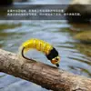 White Egret Fly Wy279 Ninfa de Stonefly Isca para Pesca com Mosca Mosca Artificial