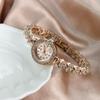 Jingwei JW Pulsera de Alta Gama Exquisita y Pequeña Estilo Coreano Moda Estudiante Elegante Cuarzo Reloj para Mujer