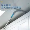 Herramienta de limpieza de fondo de cama, herramienta para eliminar el polvo del hogar e higiene, cepillo de polvo extensible y largo para limpiar grietas