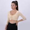 Europa y Estados Unidos transfronterizo reunido sin aro de acero ropa interior de yoga fitness a prueba de golpes para correr deportes ajustable modelador de cuerpo top de manga larga