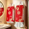 Papel de seda para bodas, papel de seda colgante especial para ocasiones especiales, servilletas rojas para uso doméstico, suministros para bodas al por mayor
