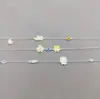 Pulsera de plata de ley S925 nueva gota de esmalte linda caricatura femenina pulsera en vivo más vendida venta directa de fábrica transfronteriza