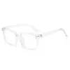 Gafas Protectoras Retro para Computadora de Moda, Lentes Redondos de Montura de Moda sin Graduación para Mujeres con Rostros Grandes, Armazones para Gafas Anti-Luz Azul para Hombres