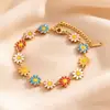 Nova Pulseira de Aço Titânio da Moda para Mulheres, Joia de Mão de Luxo Leve, Pulseiras de Casal Coreanas de Alta Qualidade, Coleção de Pulseiras Femininas